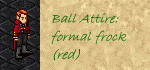 Formal frock red