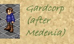 Blue gardcorp after Medenia